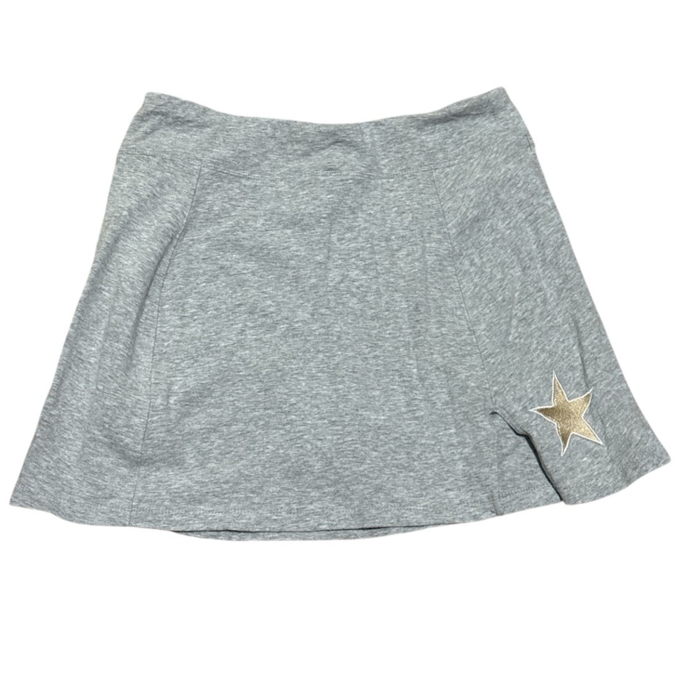 Gray Skort with Gold Star Accent